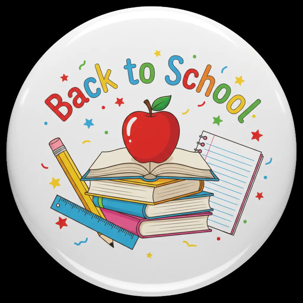 Back to School Pinback 2.25-inch