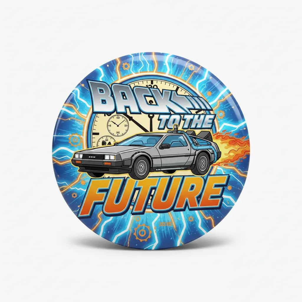 Back to the Future Pinback 2.25-inch
