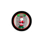 Solar dancing Santa Claus toy in clear bubble pack, red suit and green pants