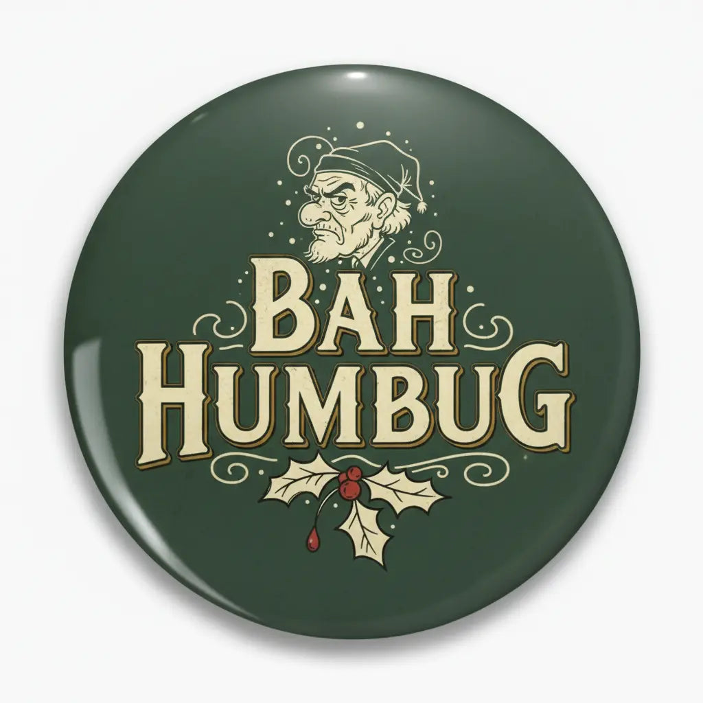 Bah Humbug Pinback 2.25-inch