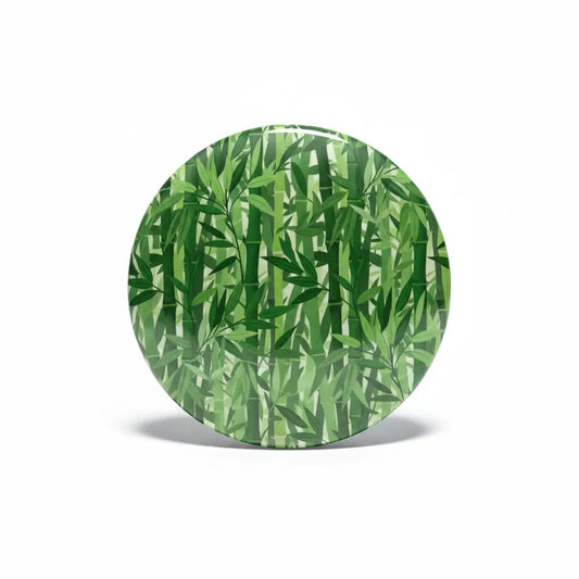 Bamboo Pattern Pinback 2.25-inchv