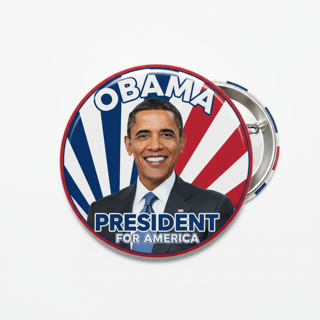 Barack Obama President Pinback 2.25-inch