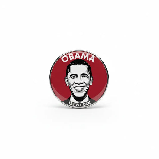 Barack Obama Red Pinback 2.25-inch