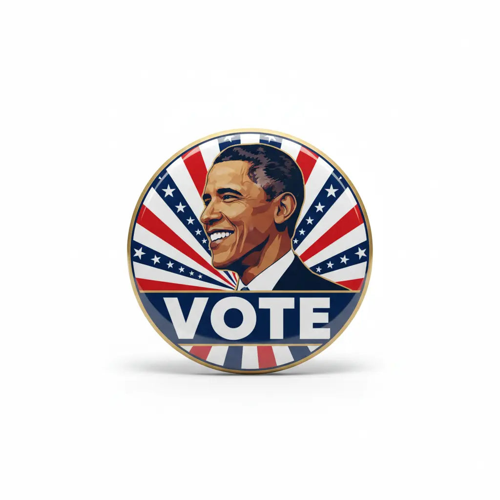 Barack Obama VOTE Pinback 2.25-inch
