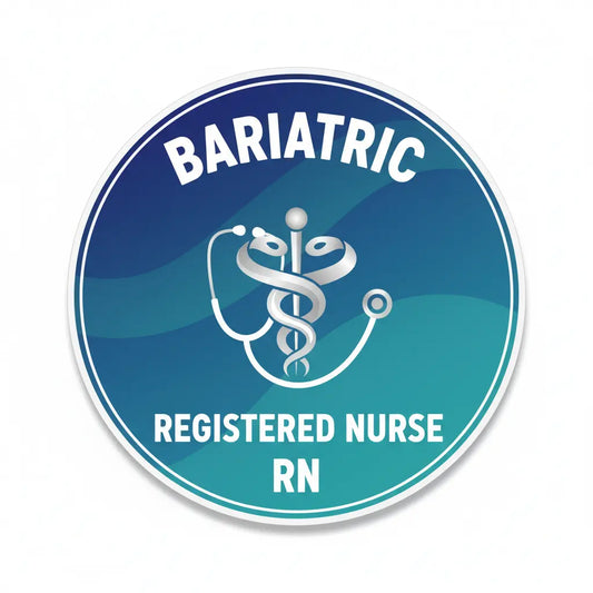 Bariatric Registered Nurse Pinback 2.25-inch