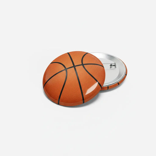 Basketball Pinback 2.25-inch