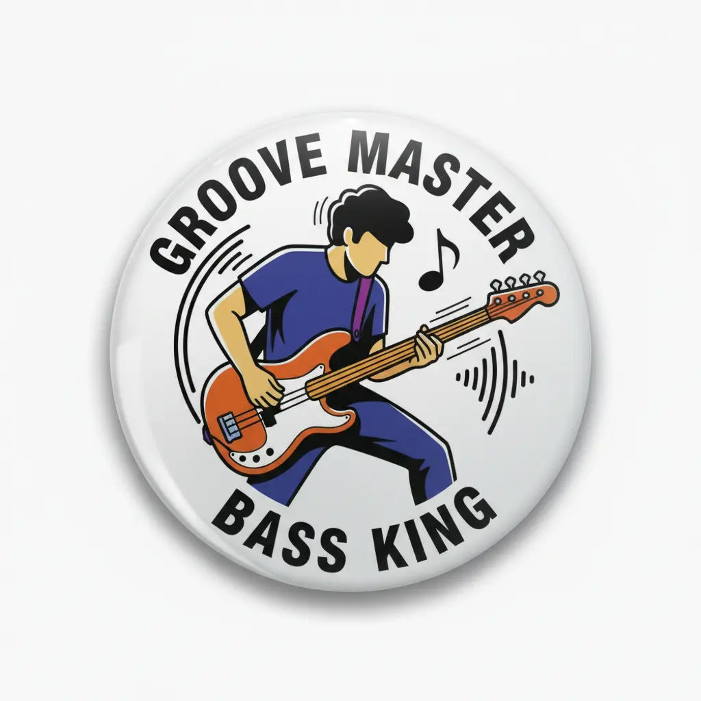 Bassist Pinback 2.25-inch