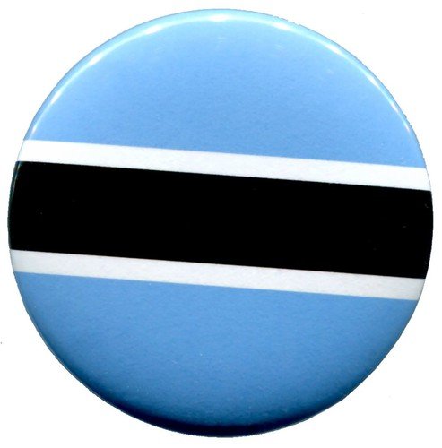Botswana Flag Africa Pinback 2.25-inch Default Title