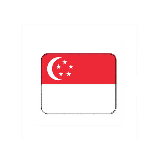 Singapore Country Flag Mousepad for Computers Default Title