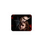 Edward Bella mouse pad with rounded rectangle, red-toned couple portrait print
