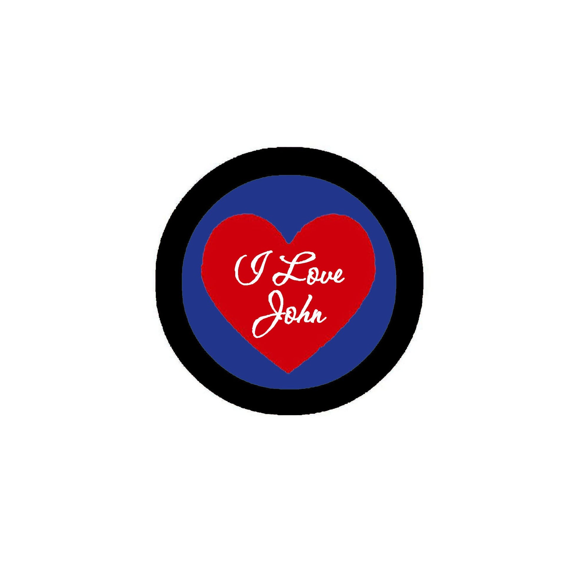 I Love John 2.25-inch Pinback Default Title