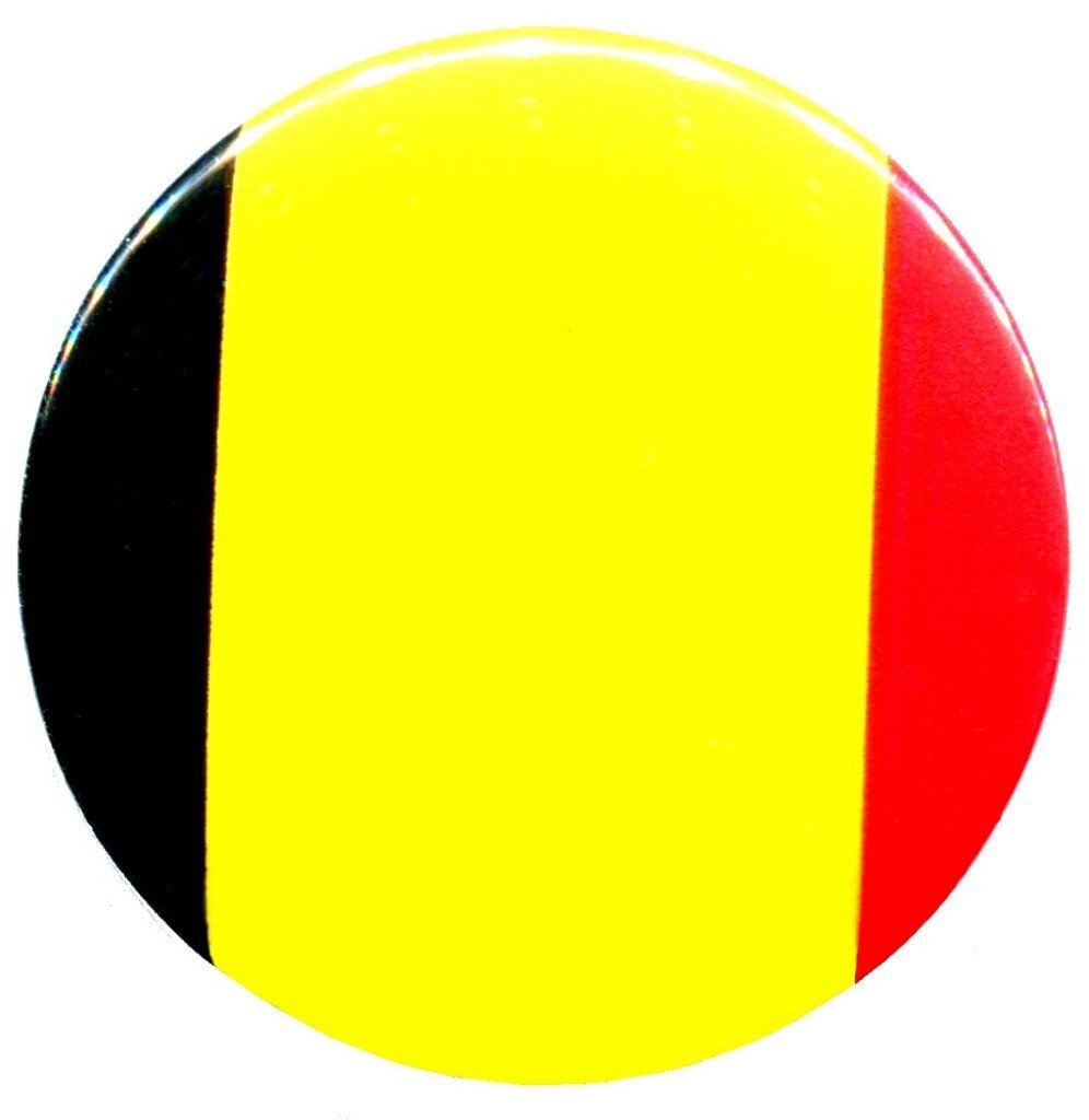 Belgium Flag Belgian Pinback 2.25-inch Default Title