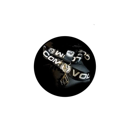Deluxe Corporative Keychain Lanyard Black in a Box Default Title