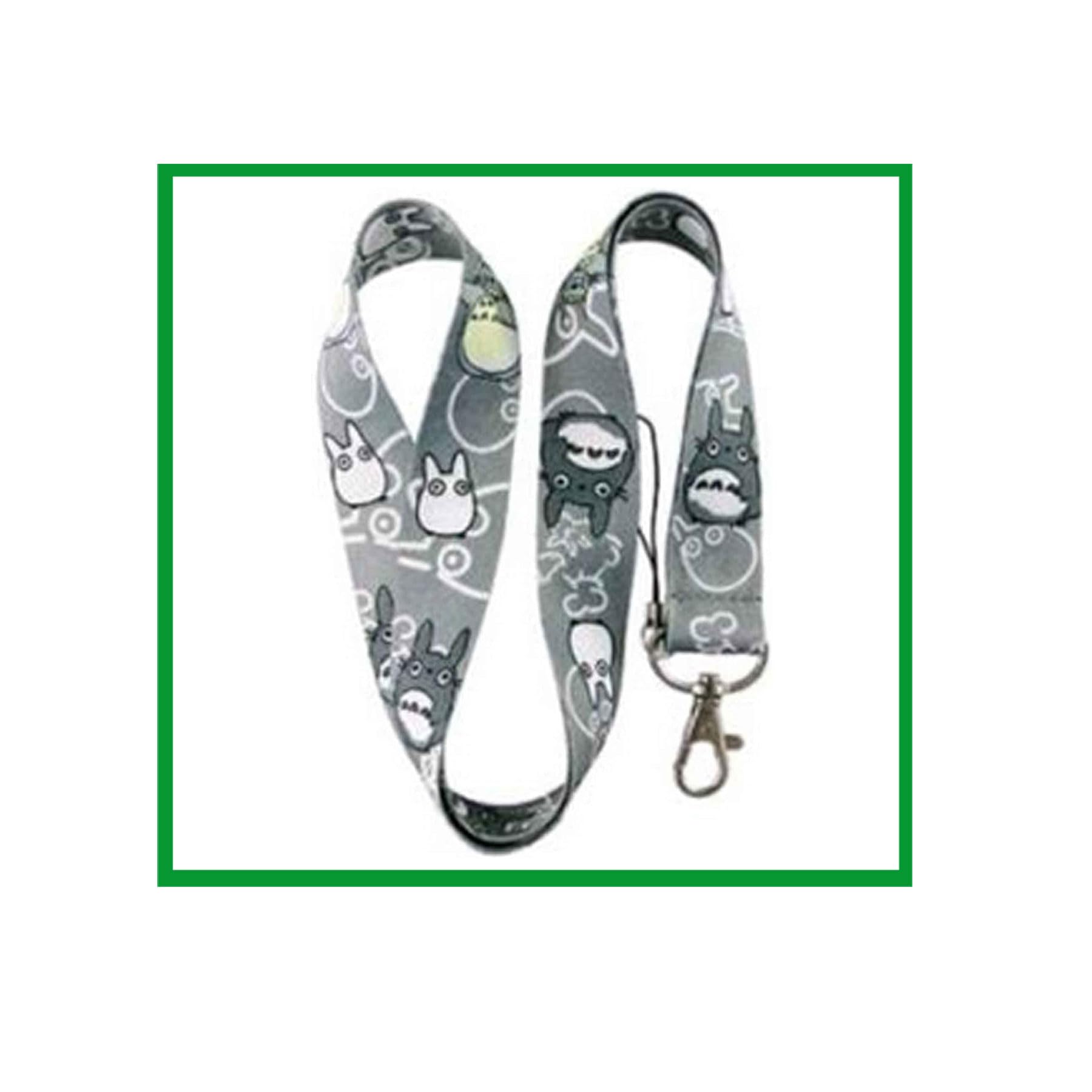 Character ID Holder Lanyard Keychain Color Grey- Hook & Phone String 001 Default Title