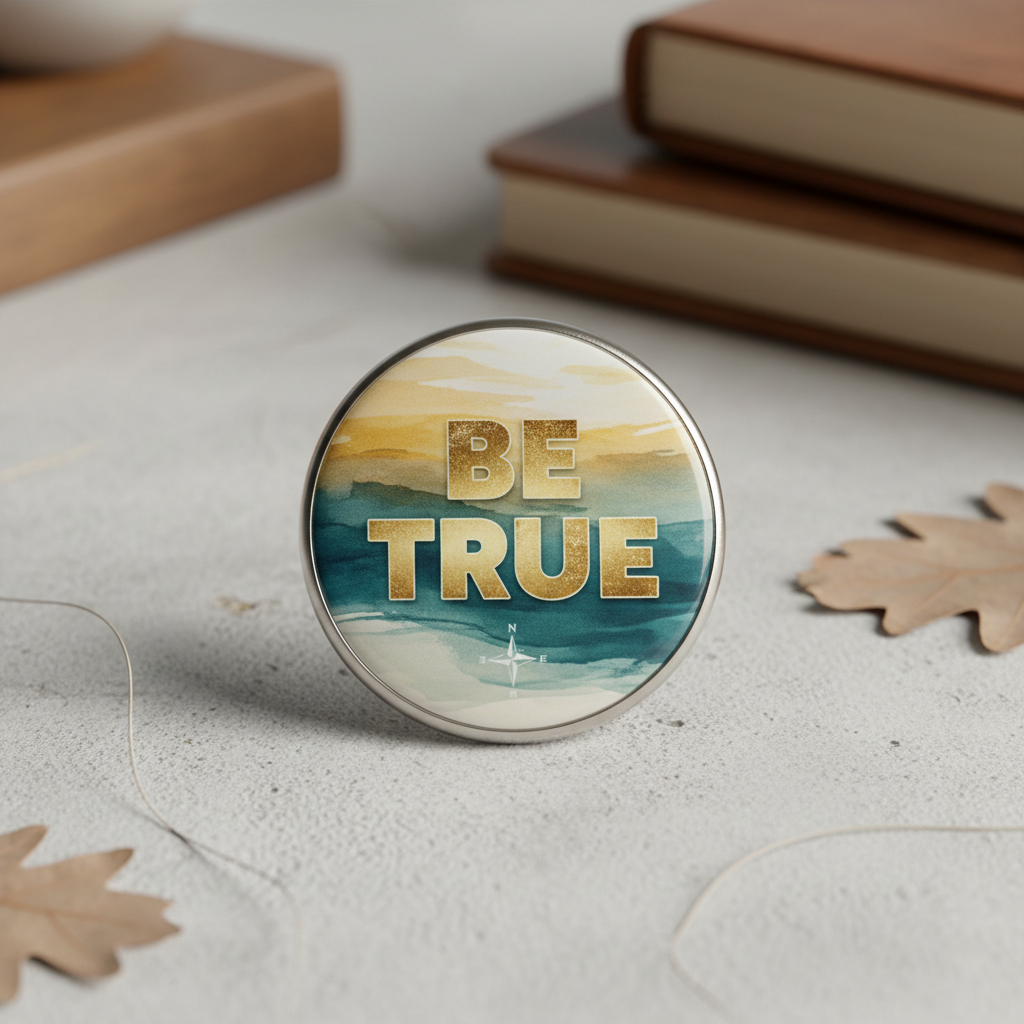 Be True Pinback 2.25-inch