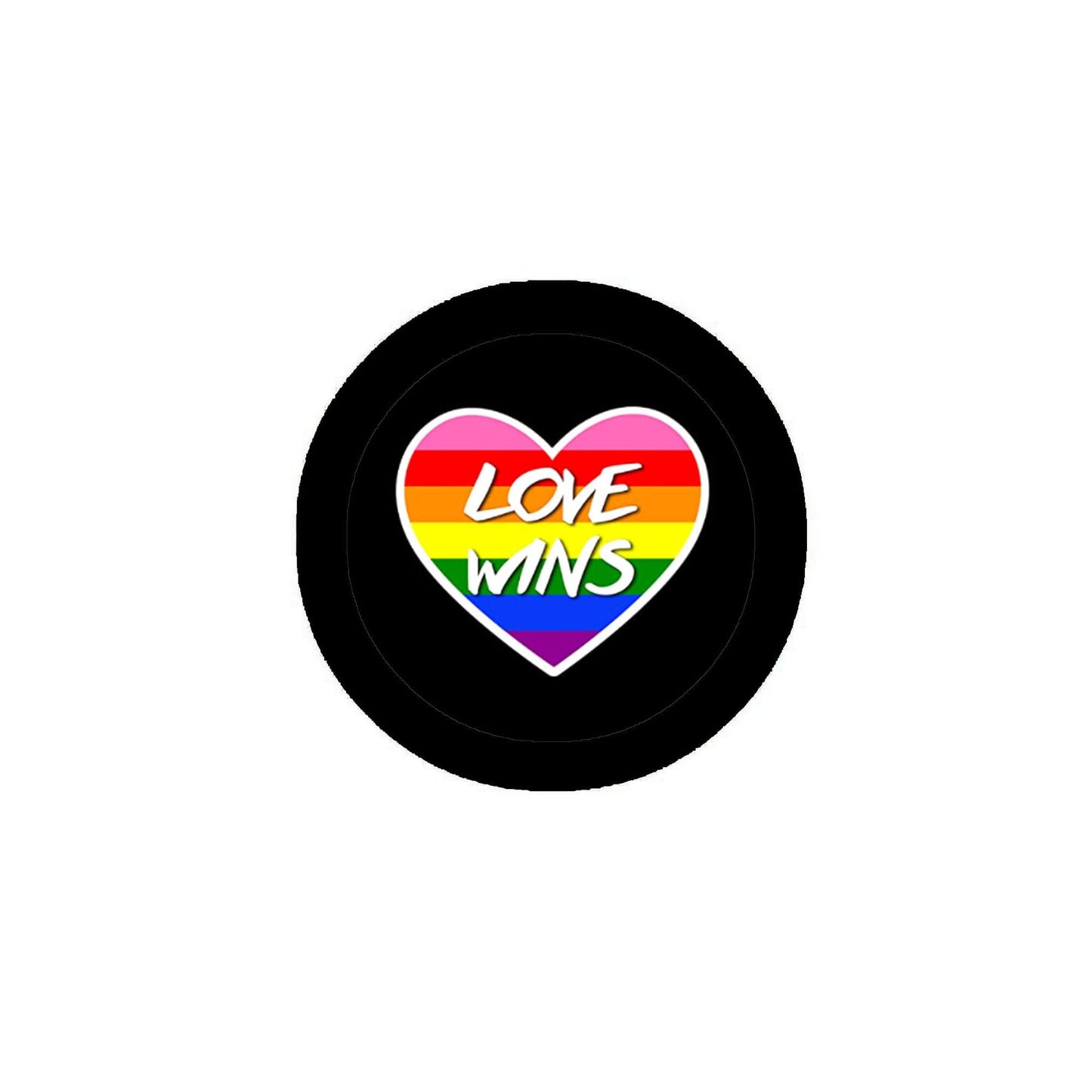100 Pcs Set. Love Wins LGBT Pride Pinback Button 3-inch Pinback Button Pi Hands Freedom Default Title