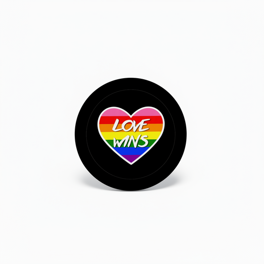 Love Wins LGBT Pride Pinback Button 3-inch 100 Pcs