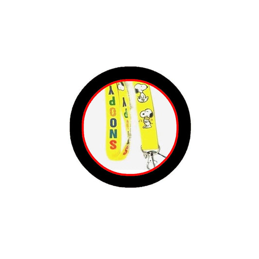 Little Dog Cartoon Fashion Neck Strap Lanyard Yellow Default Title