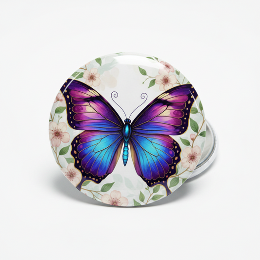 Beautiful Butterfly Pinback 2.25-inch