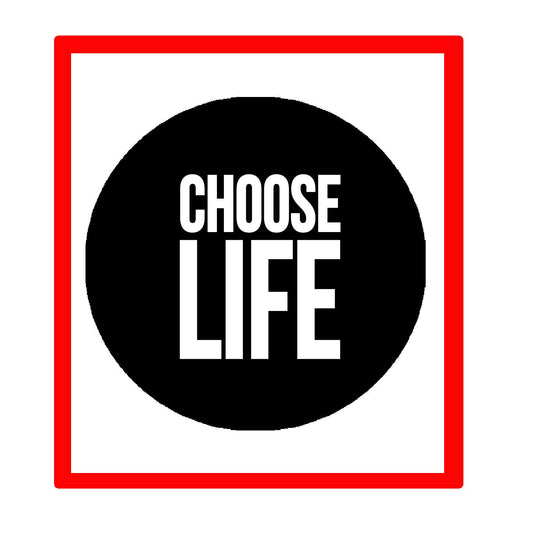 Choose Life 1.25" Pinback Button Pin for Jackets, hats, backpacks
