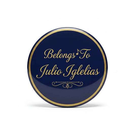 Belongs To Julio Iglesias Pinback 2.25-inch