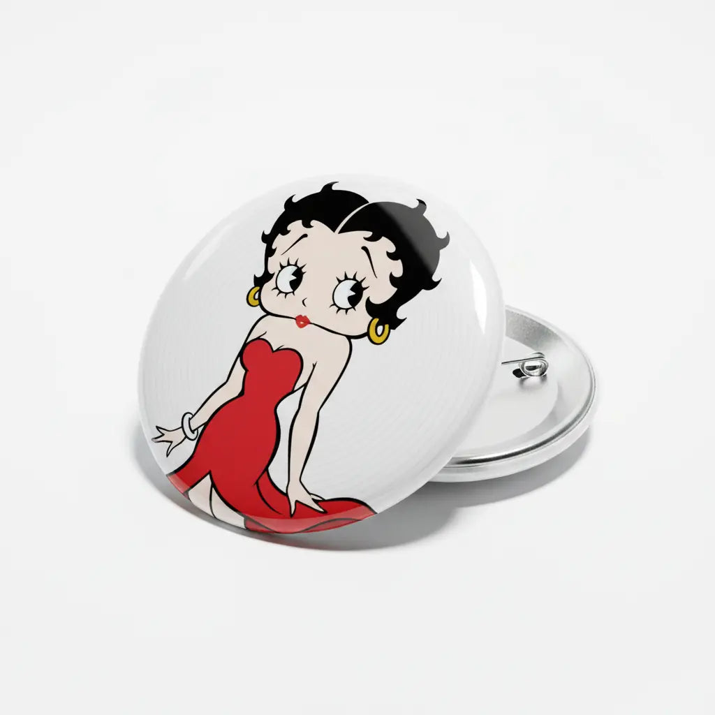 Betty Boop Pin Button 2.25-inch - mypinbacks.com