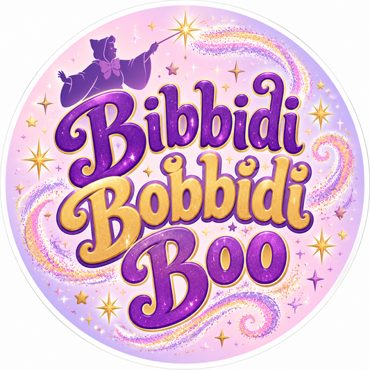 Fairy Godmother Bibbidi Bobbidi Boo Pin Button 2.25-inch