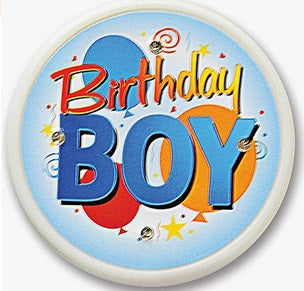 Broche Pinback 2,25" Joyeux anniversaire