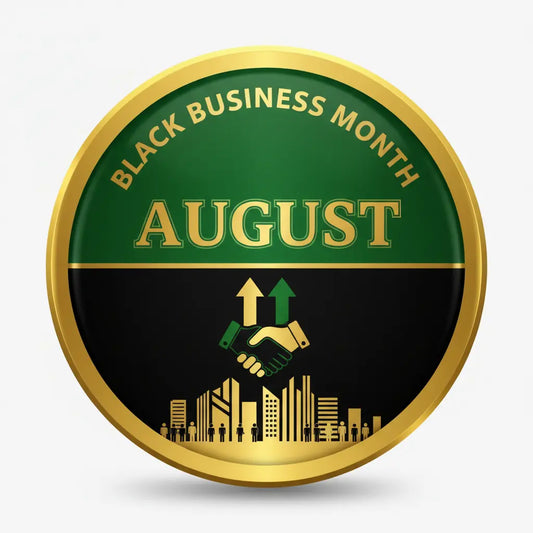 Black Business Month (August) Pinback 2.25-inch