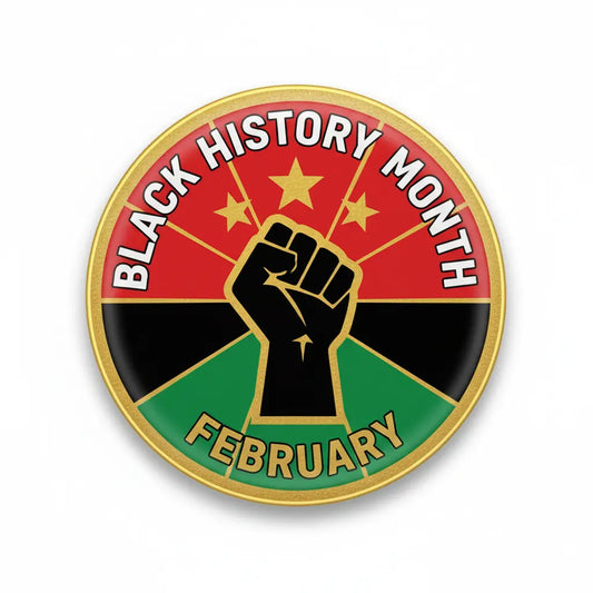 Black History Month (February) Pinback 2.25-inch