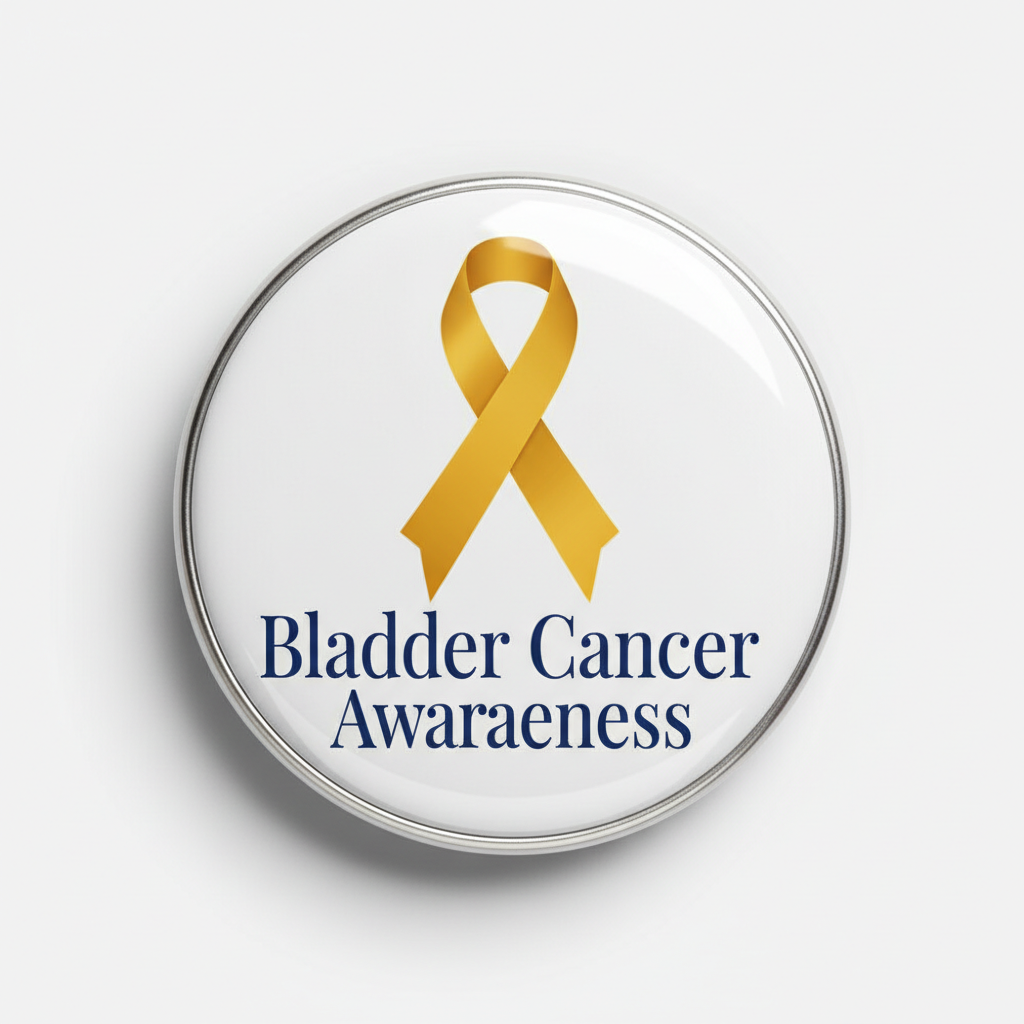Bladder Cancer Awareness Pinback 2.25-inch Mypinbacks.com
