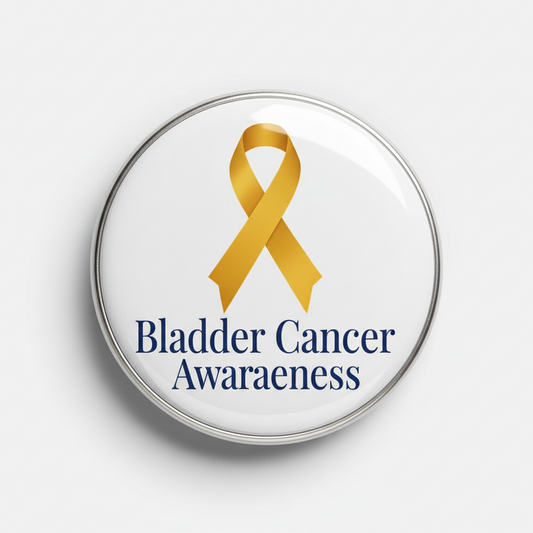 Bladder Cancer Awareness Pinback 2.25-inch