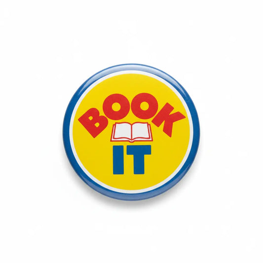 BOOK IT 1990s/1980s Pinback 2.25-inch