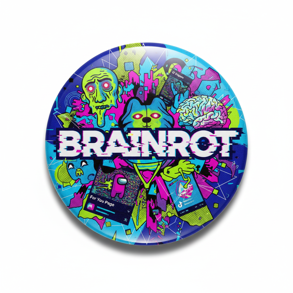 Brainrot Pinback 2.25-inch