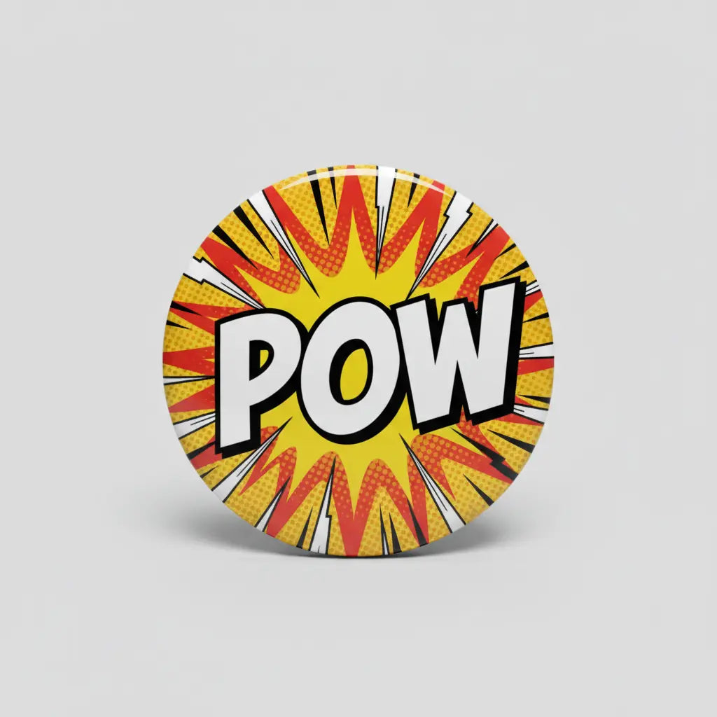 Bright Comic POW Pinback 2.25-inch