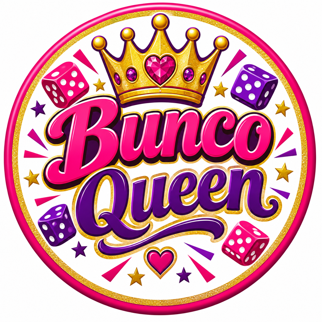 bunco queen Pin Button 2.25-inch