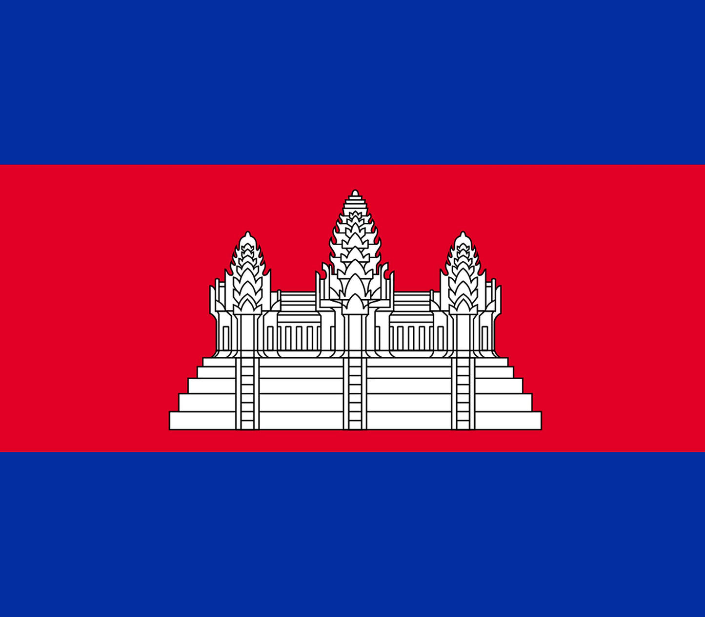 Cambodia Country Flag Mousepad for Computers Default Title