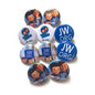 JW.org button pins variety pack, blue-white designs with faces and JW/ORG text (24-pack)