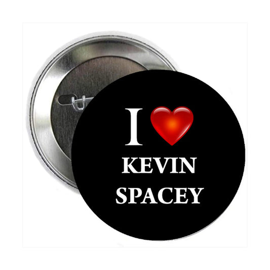 I Love Kevin Spacey Pinback 2.25-inch Default Title