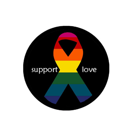 5 Pcs LGBT Support Love Pinback Button Pin (1.25") Pinback for Jackets, Backpacks, small mini