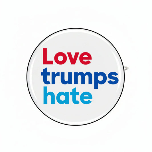 Love Trumps Hate 2.25-inch Pinback Default Title