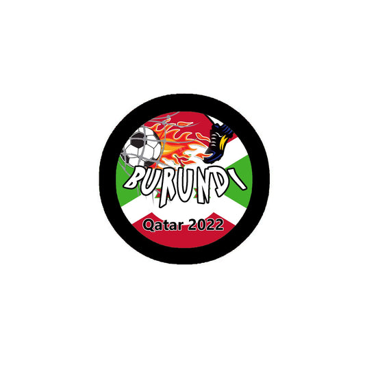 12 Pcs Set Burundi Football Soccer 2.25-inch Pinback 2022 Default Title
