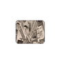 Rectangular MC Escher mousepad with black-and-gray geometric stairs and figures