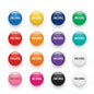 Pinback badge set with circular JW.ORG logo in multicolor enamel (12 pack)