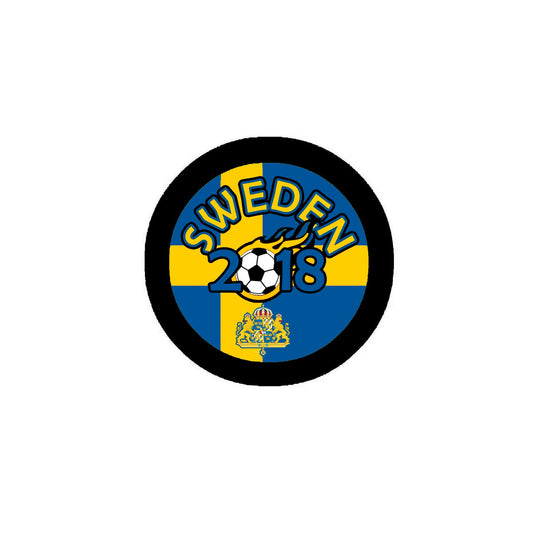 Sweden Football Soccer 2.25" Pinback for Jackets, Backpack, hats 2018