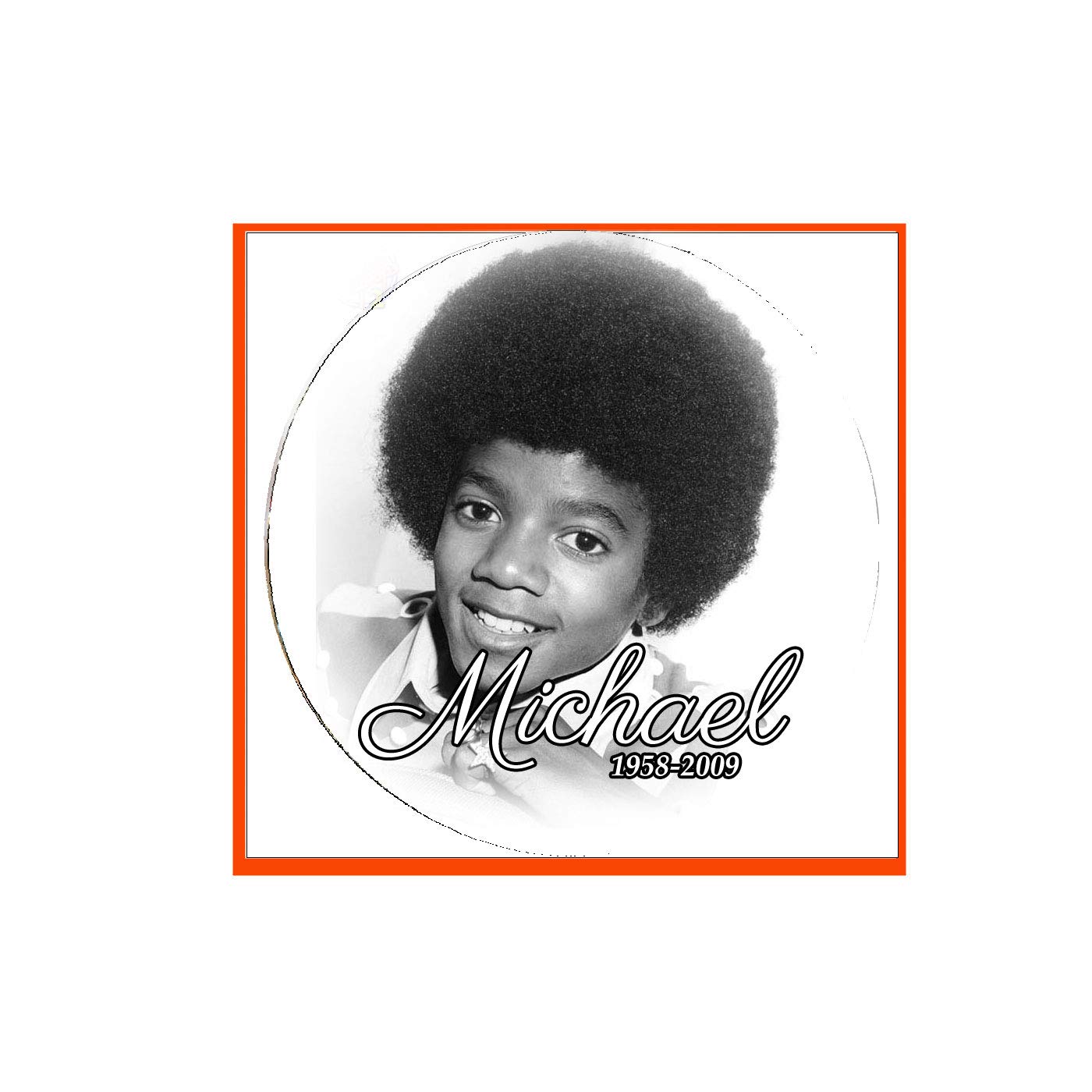 Michael 1958-2009 Pinback Badge 2.25-inch v16 Default Title