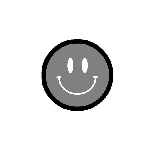 24 Pcs Emoticons Funny Smiles 1.25" Pinback for Jackets, Backpack Grey Gray