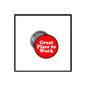 2.25-inch round pinback badge, red face with white Great Place to Work text
