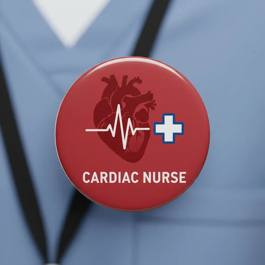 Cardiac Nurse Pinback 2.25-inch - My Pinbacks