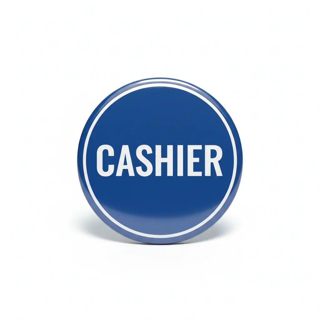 Cashier Pinback 2.25-inch